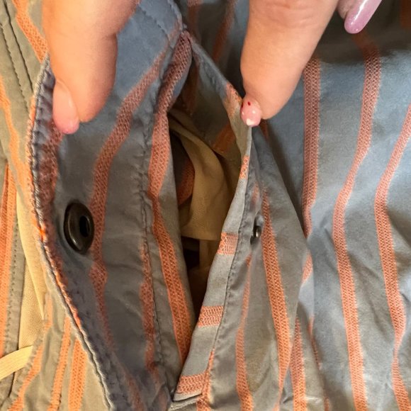 Onia The‎ Calder Gray Multi Stripe Striped Swim Trunks Shorts 38 Lined Pockets - Picture 4 of 7